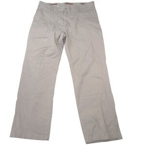 Lee‎ Mens Custom Fit Waistband Khaki Chino Pants Tan 40x32